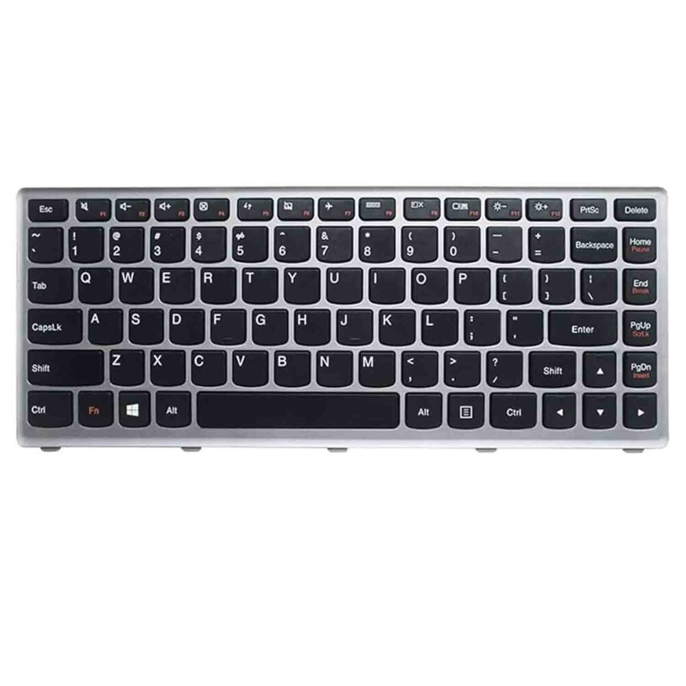 Keyboard Lenovo IdeaPad P400 US Black Frame Without Backlit