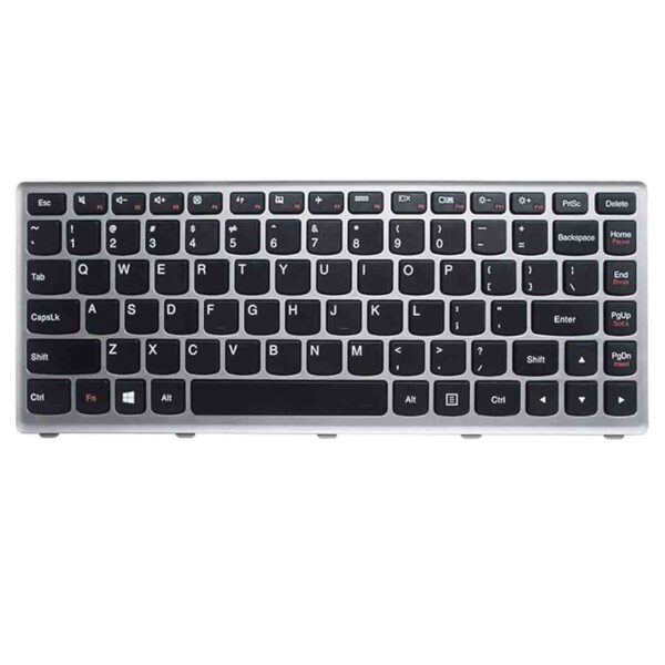 Keyboard Lenovo IdeaPad P400 US Black Frame Without Backlit