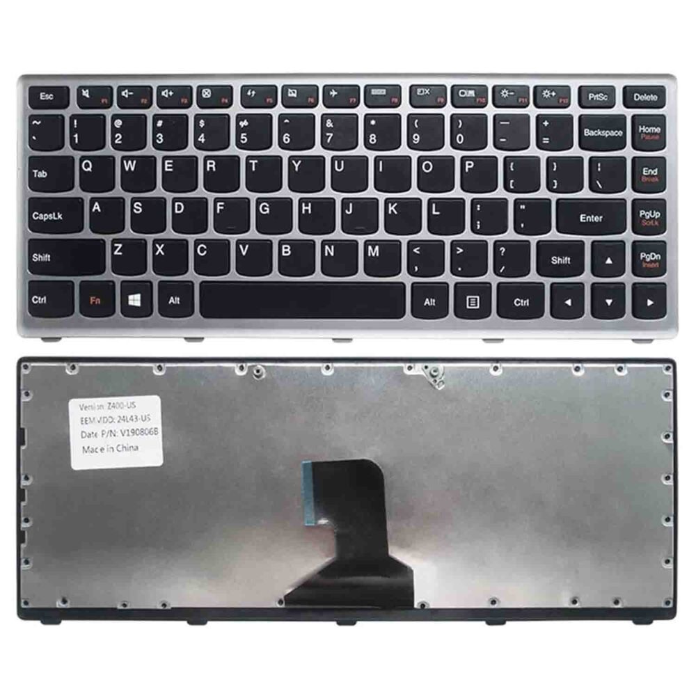 Keyboard Lenovo IdeaPad P400 US Black Frame Without Backlit - Image 3
