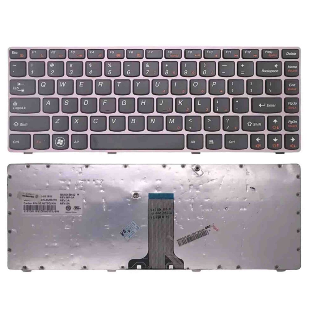 Keyboard Lenovo IdeaPad Z470 US Black Frame Without Backlit - Image 3