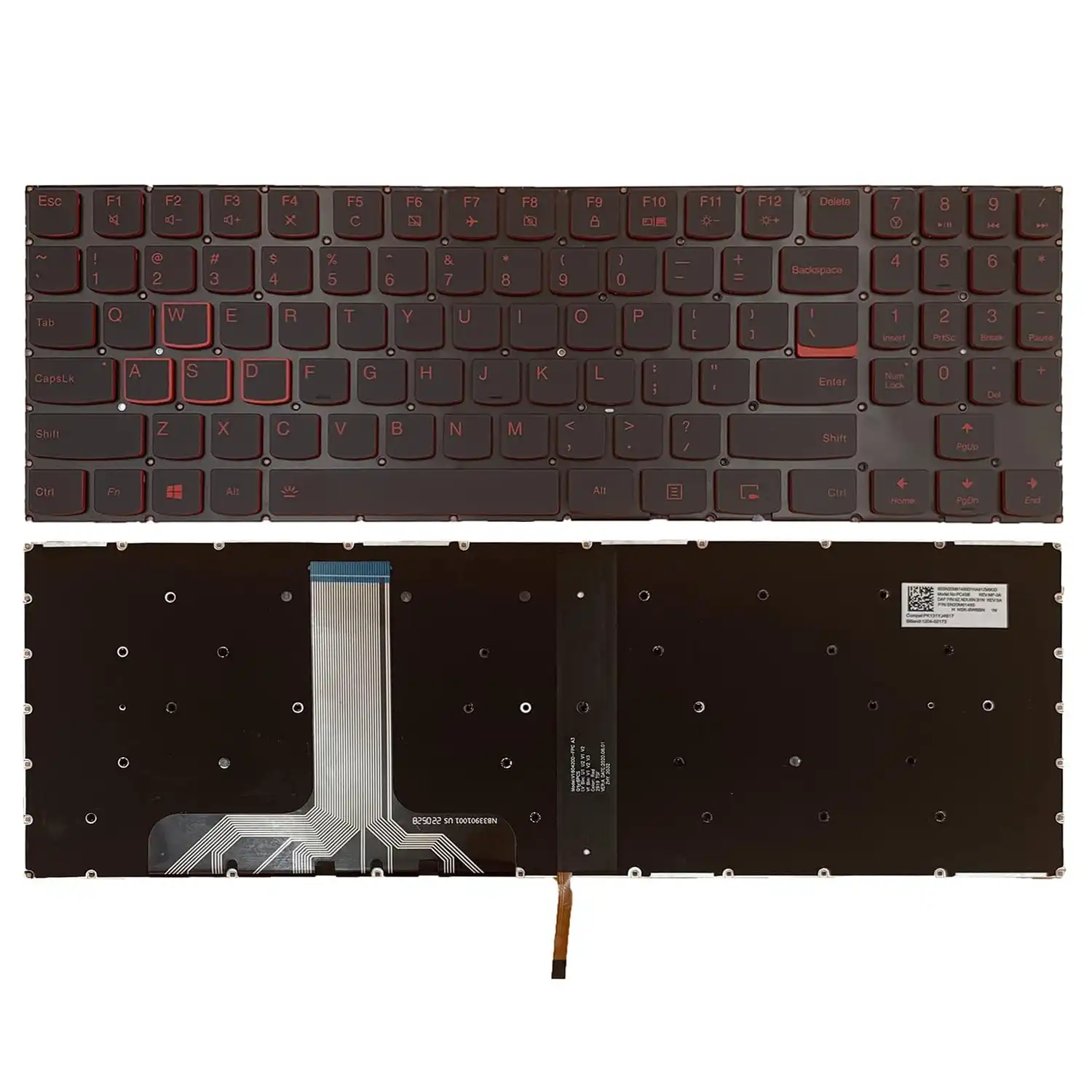 Keyboard Lenovo Legion Y520-15KBN US Red With Backlit - Image 3