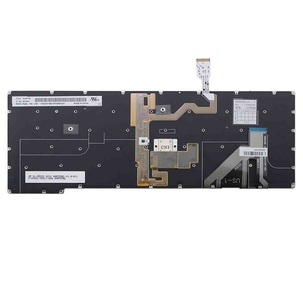 Keyboard Lenovo ThinkPad X1 Carbon 2nd Gen US Black With Pointer - Image 2