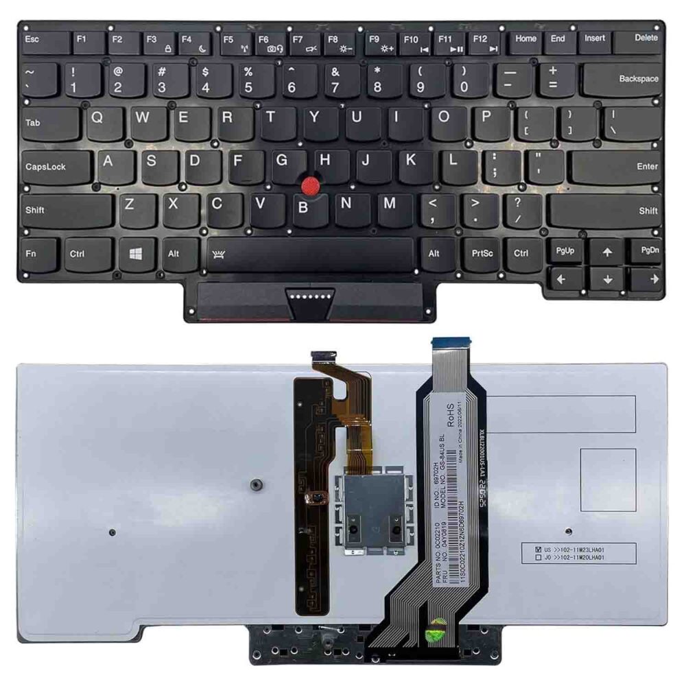 Keyboard Lenovo ThinkPad X1 Carbon 1st Gen US Black With Pointer & Backlit - Image 3