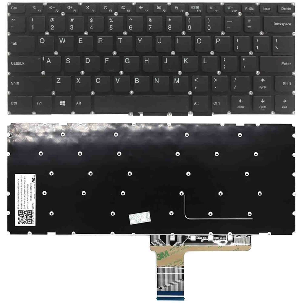 Keyboard Lenovo Yoga 510-14ISK US Black Without Backlit - Image 3