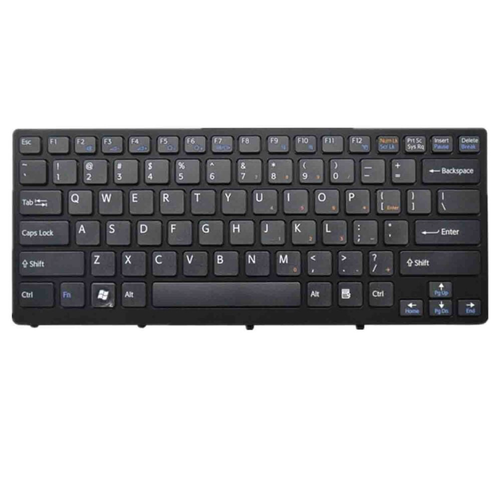 Keyboard Sony VAIO VGN-CW US Black Frame Without Backlit