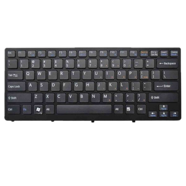 Keyboard Sony VAIO VGN-CW US Black Frame Without Backlit