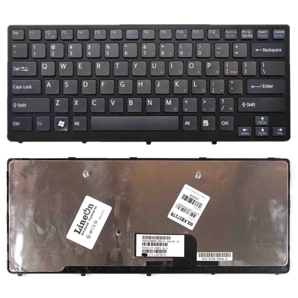 Keyboard Sony VAIO VGN-CW US Black Frame Without Backlit - Image 3