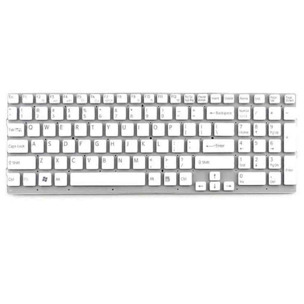 Keyboard Sony VAIO VPC-EB US White Without Frame