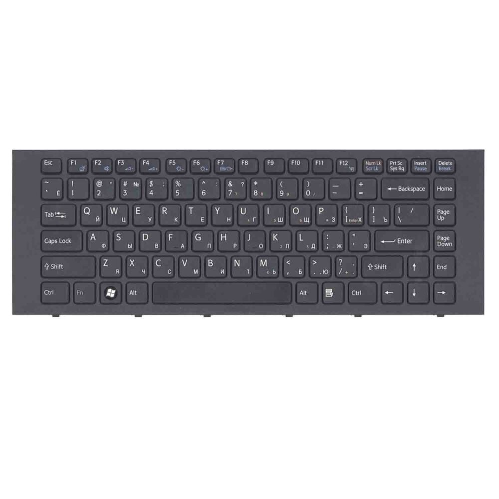 Keyboard Sony VAIO VPC-EG US Black Frame Without Backlit