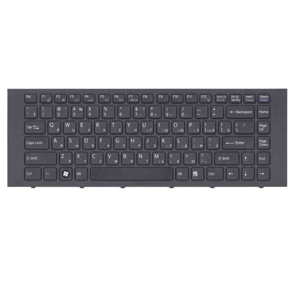 Keyboard Sony VAIO VPC-EG US Black Frame Without Backlit