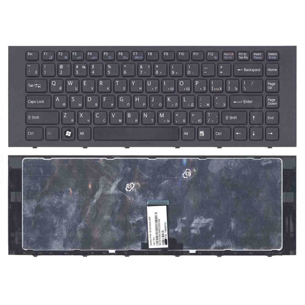 Keyboard Sony VAIO VPC-EG US Black Frame Without Backlit - Image 3