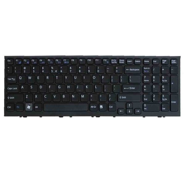 Keyboard Sony VAIO VPC-EH US Black Frame Without Backlit