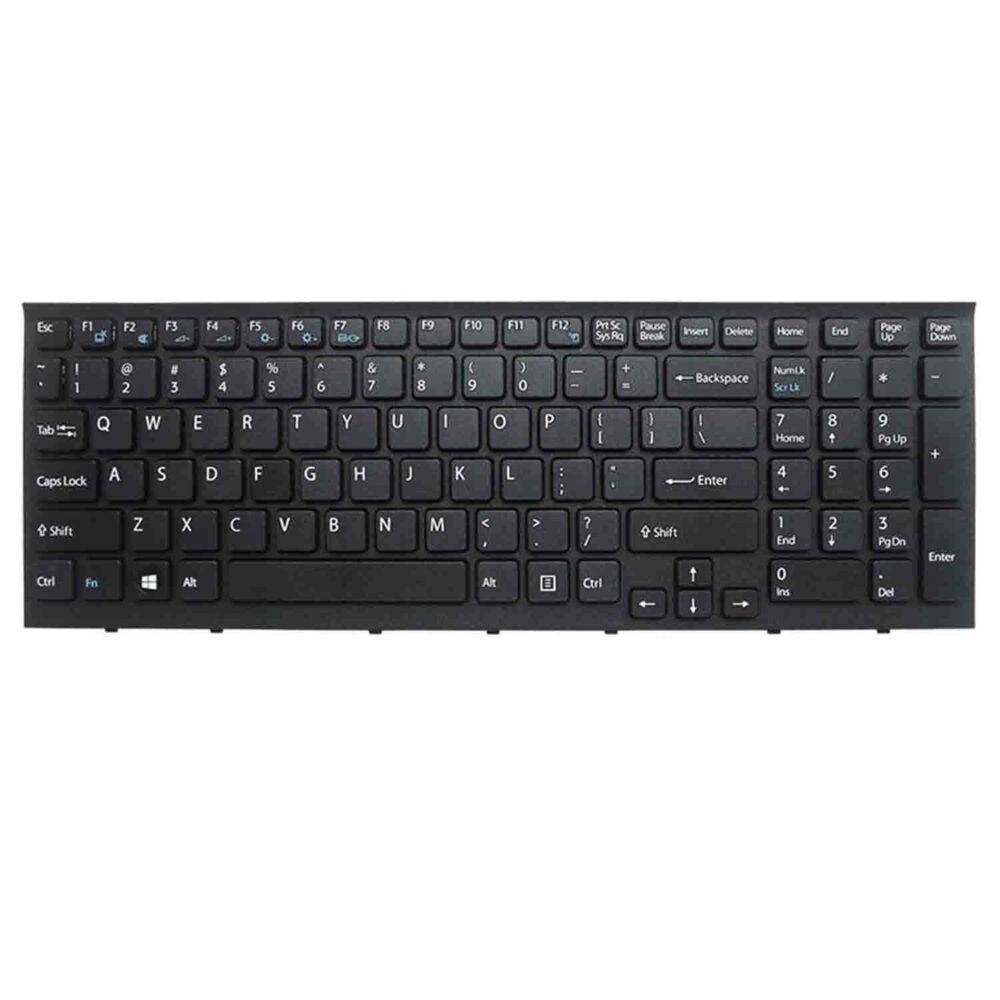 Keyboard Sony VAIO VPC-EL US Black Frame Without Backlit