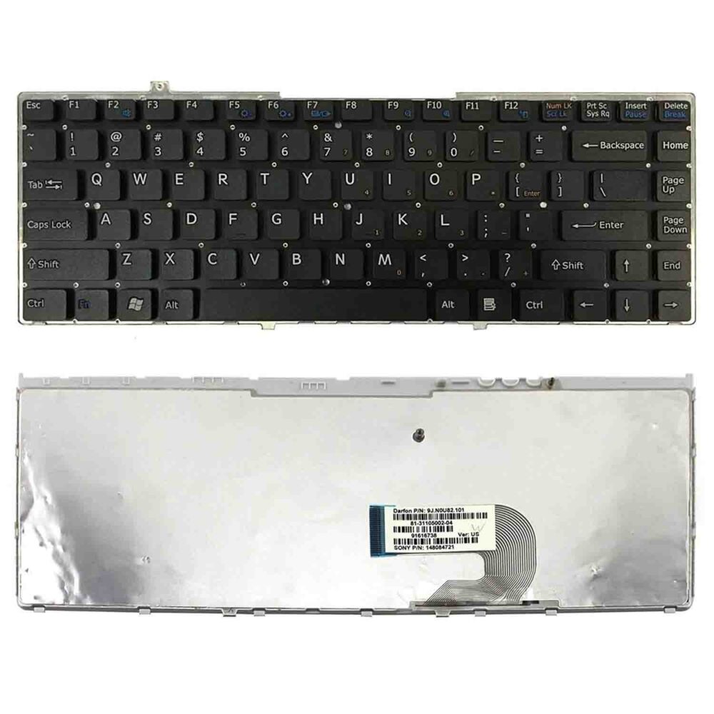 Keyboard Sony VAIO VGN-FW US Black Without Backlit - Image 3