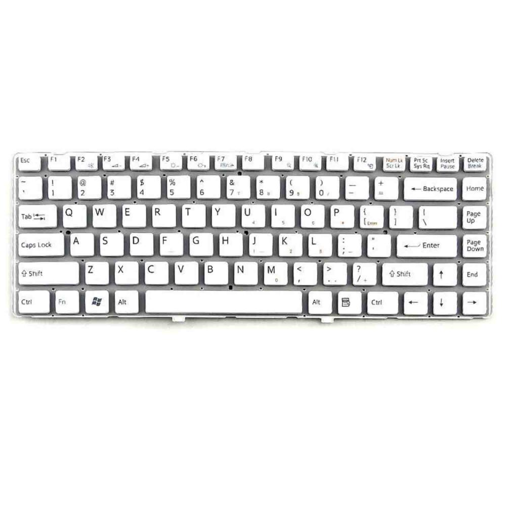 Keyboard Sony VAIO VGN-FW US White Without Backlit