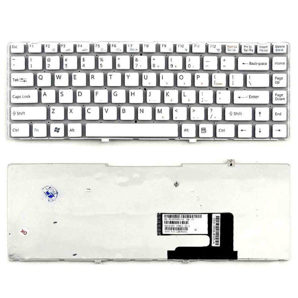Keyboard Sony VAIO VGN-FW US White Without Backlit - Image 3