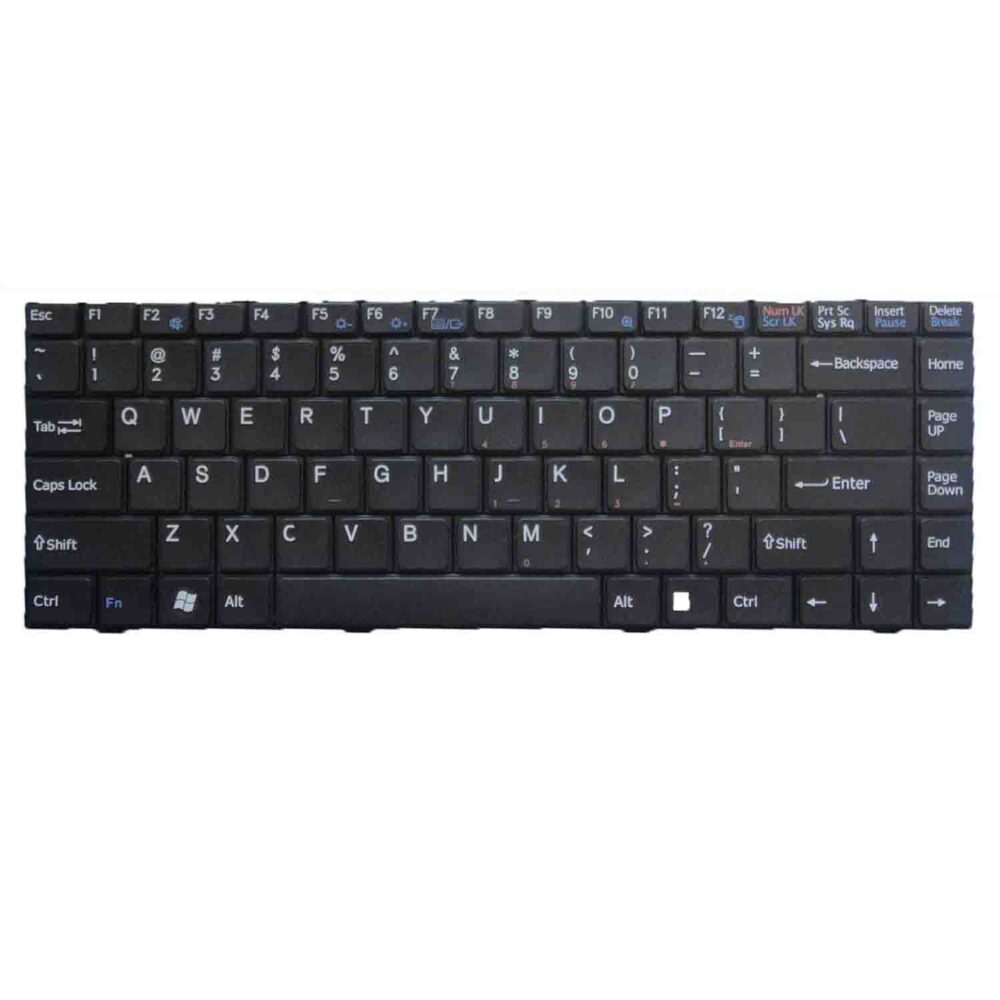 Keyboard Sony VAIO VGN-FZ US Black Frame Without Backlit