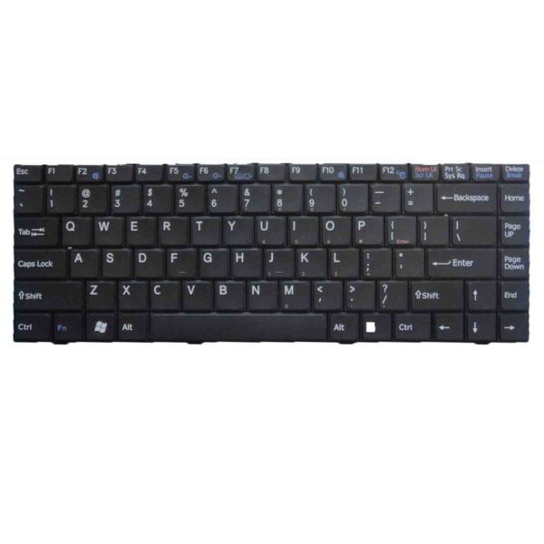 Keyboard Sony VAIO VGN-FZ US Black Frame Without Backlit