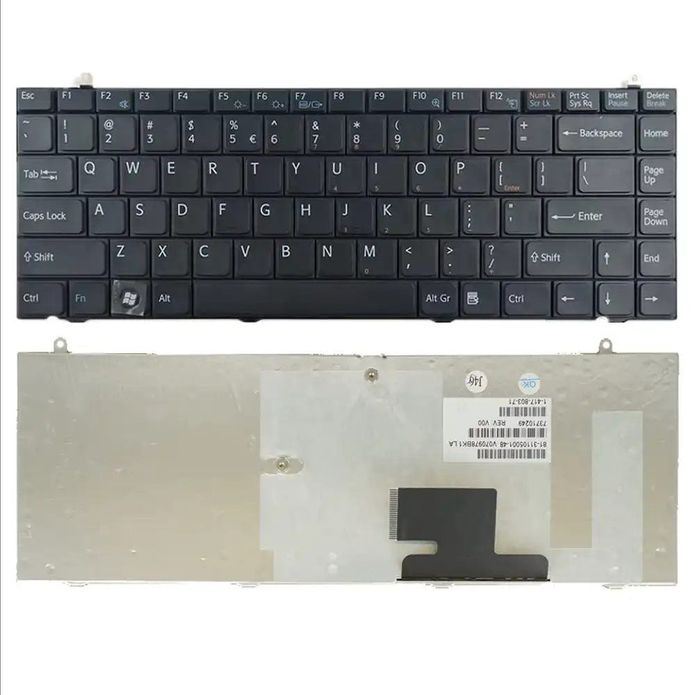 Keyboard Sony VAIO VGN-FZ US Black Without Frame - Image 3