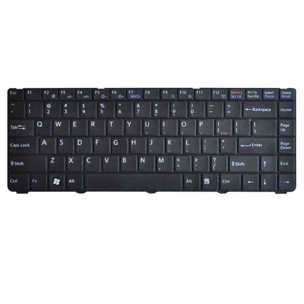 Keyboard Sony VAIO VGN-NR US Black Frame Without Backlit