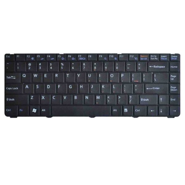 Keyboard Sony VAIO VGN-NR US Black Frame Without Backlit