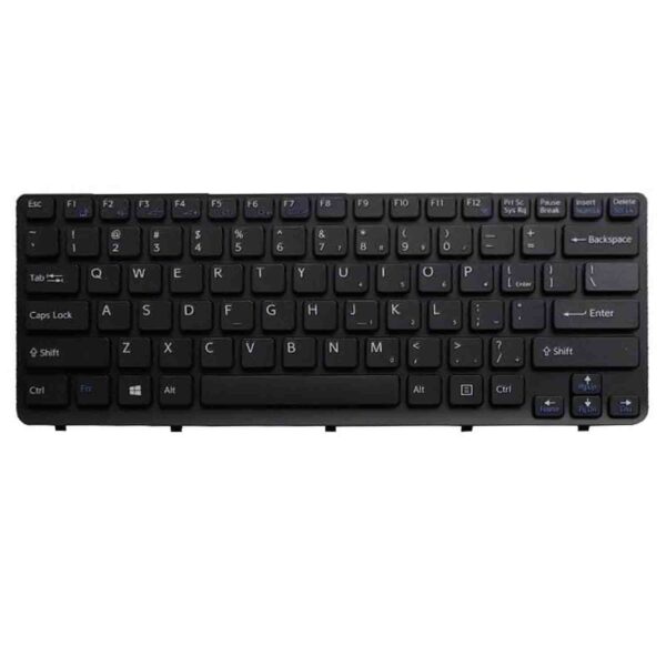 Keyboard Sony VAIO SVE14 US Black Frame Without Backlit
