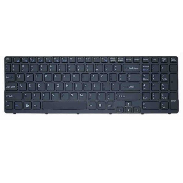 Keyboard Sony VAIO SVE15 US Black Frame Without Backlit