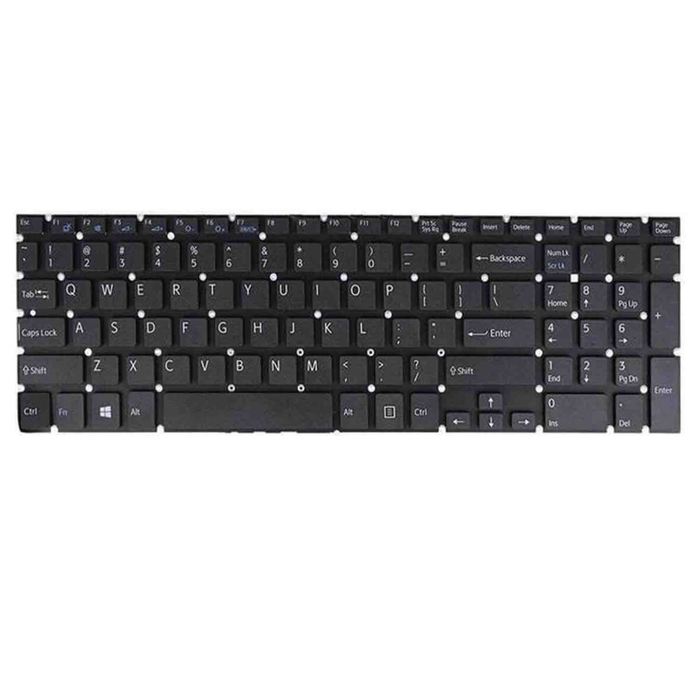 Keyboard Sony VAIO SVE15 US Black Without Backlit