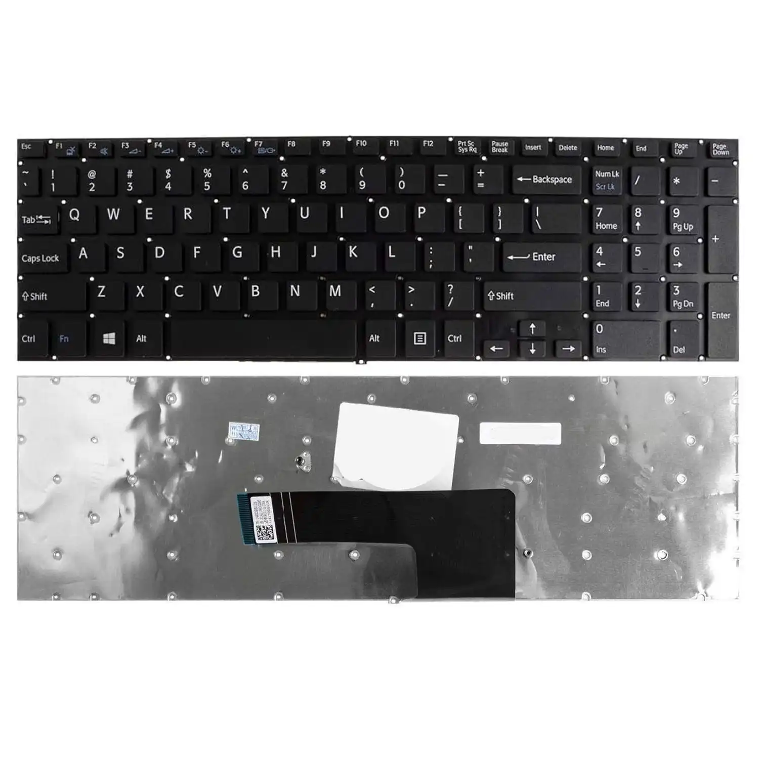 Keyboard Sony VAIO SVE15 US Black Without Frame - Image 3