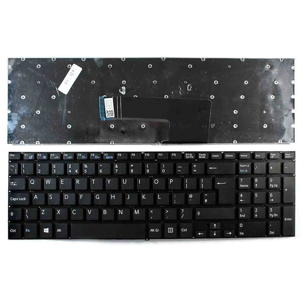 Keyboard Sony VAIO SVE15 UK Black Without Backlit - Image 3