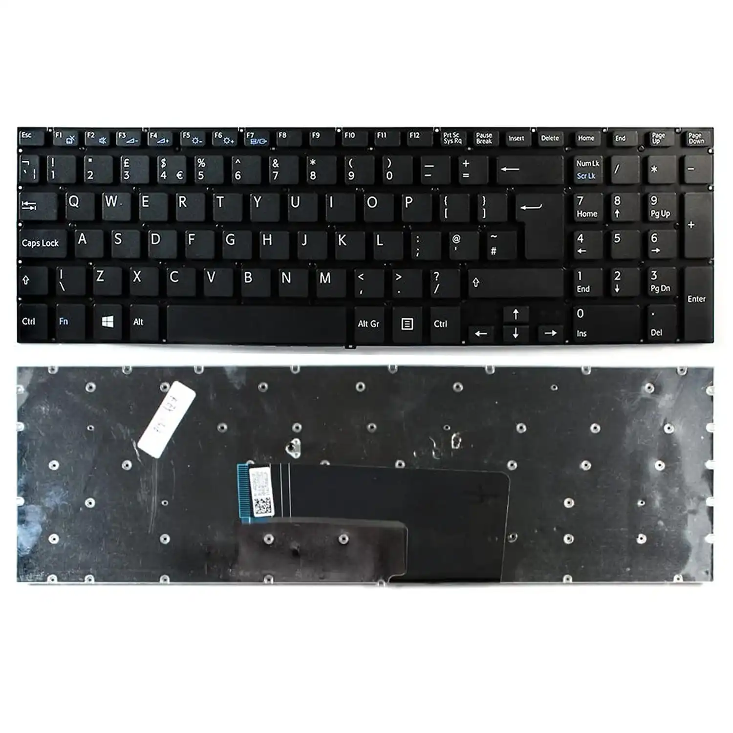 Keyboard Sony VAIO SVE15 UK Black Without Frame - Image 3