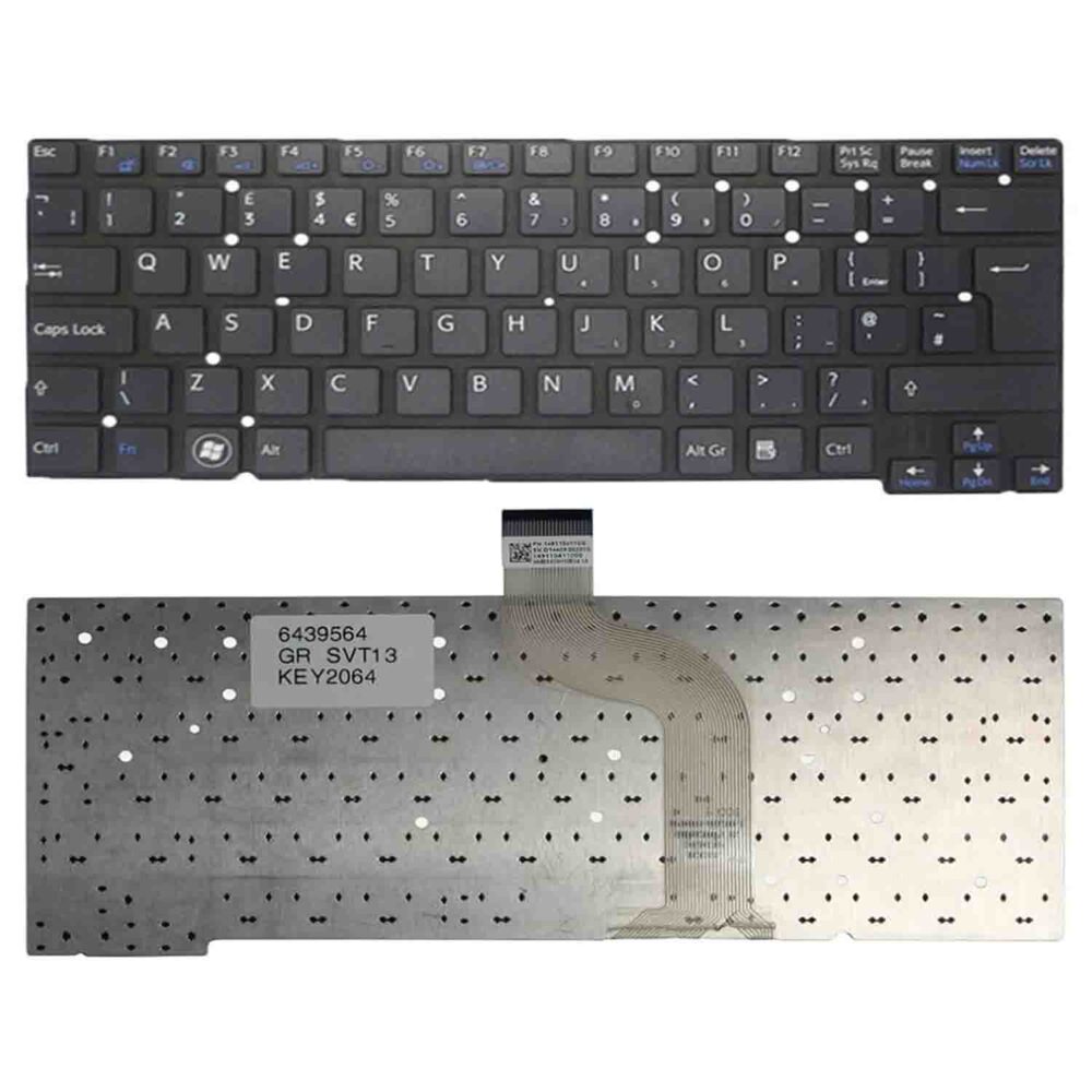 Keyboard Sony VAIO SVT131 UK Black Without Backlit - Image 3