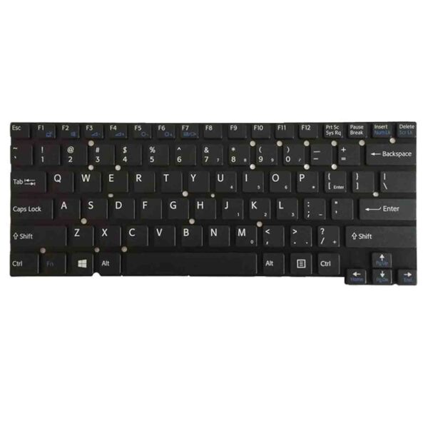 Keyboard Sony VAIO SVT131 US Black Without Backlit