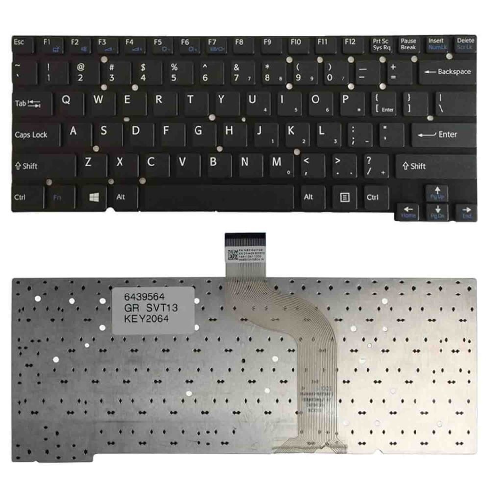 Keyboard Sony VAIO SVT131 US Black Without Backlit - Image 3