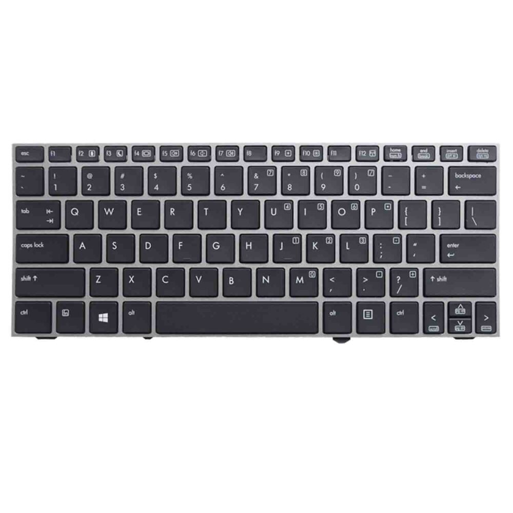 Keyboard HP EliteBook 2170P US Black Frame Without Backlit