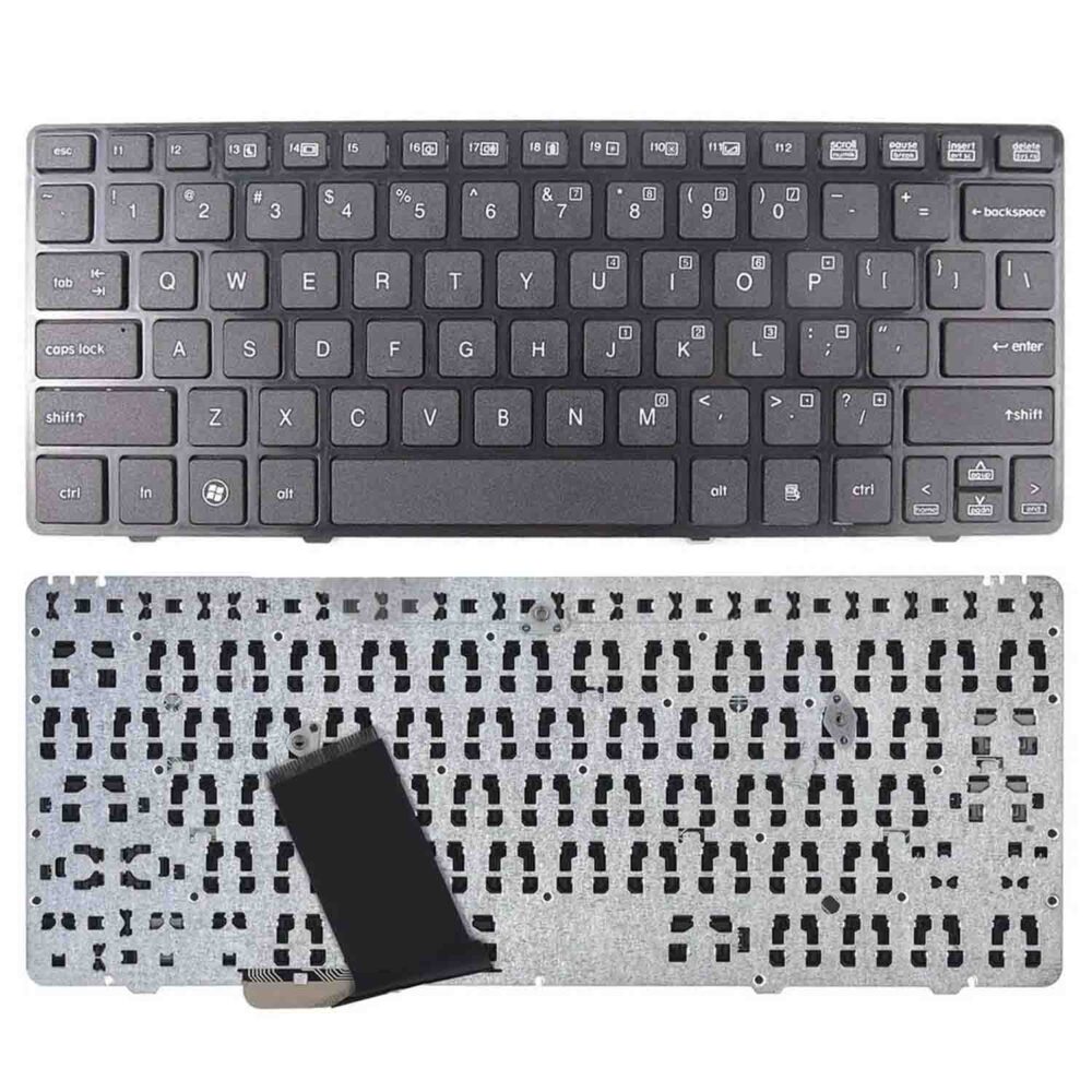 Keyboard HP EliteBook 2560P US Black Frame Without Backlit - Image 3