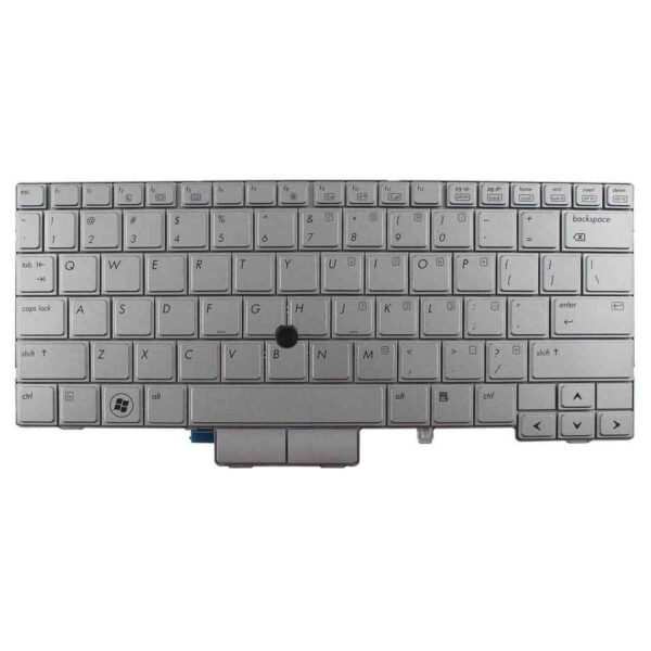 Keyboard HP EliteBook 2740P US Silver Frame Without Backlit