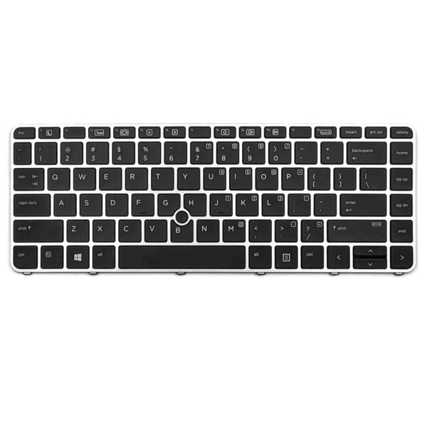 Keyboard HP EliteBook 840 G3 US Silver Frame With Pointer & Backlit