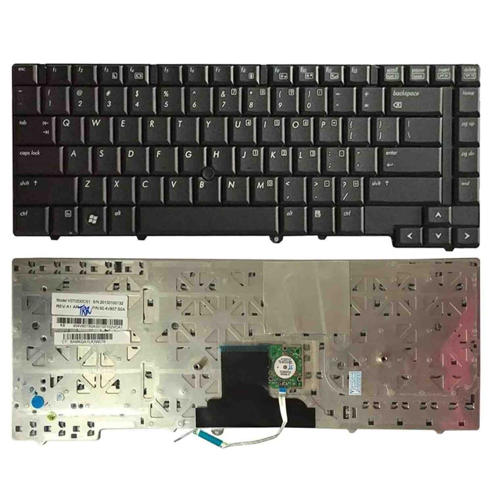Keyboard HP EliteBook 8530P US Black Frame With Pointer - Image 3