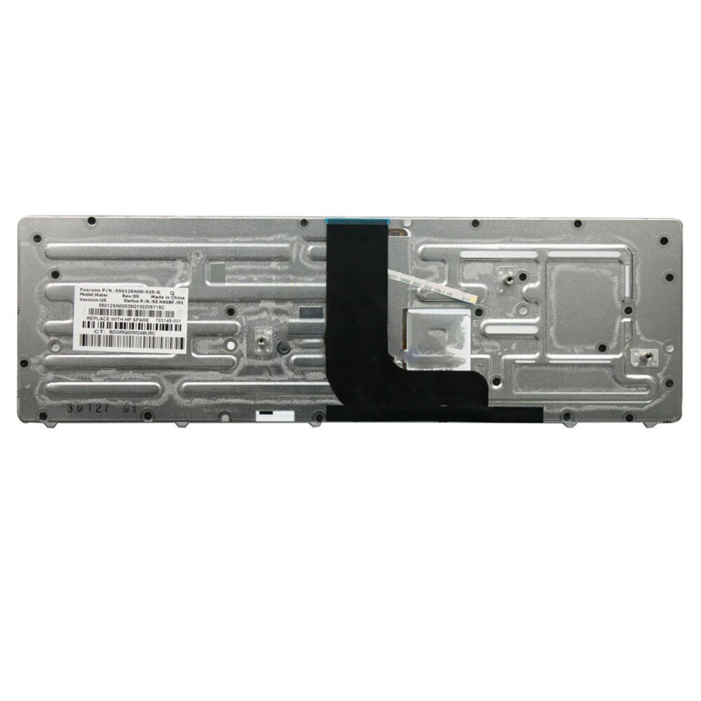 Keyboard HP EliteBook 8560W US Black Frame - Image 2