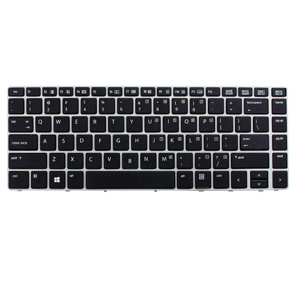 Keyboard HP EliteBook Folio 9470m US Black Frame Without Pointer