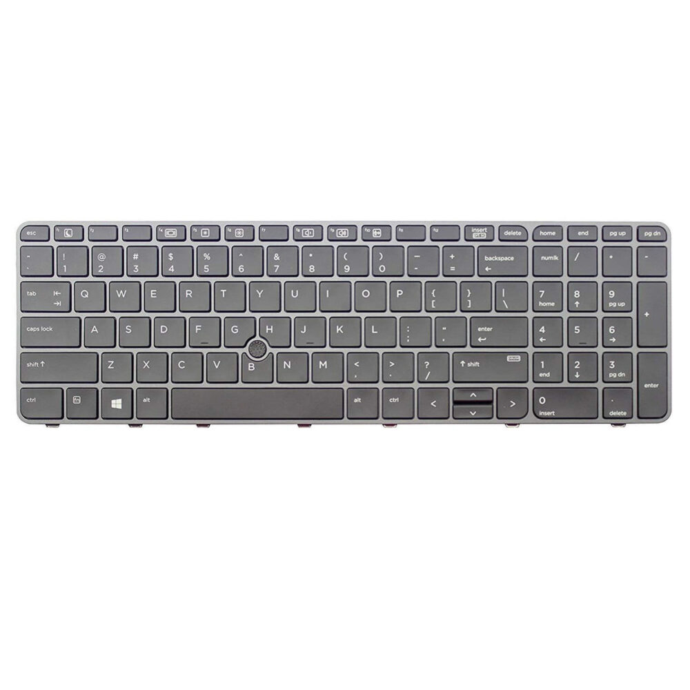 Keyboard HP EliteBook 850 G4 US Gray Frame With Pointer & Backlit