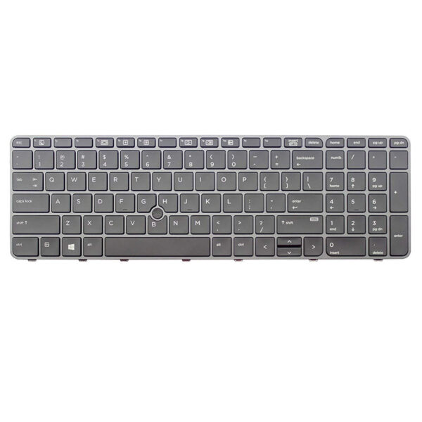Keyboard HP EliteBook 850 G4 US Gray Frame With Pointer & Backlit