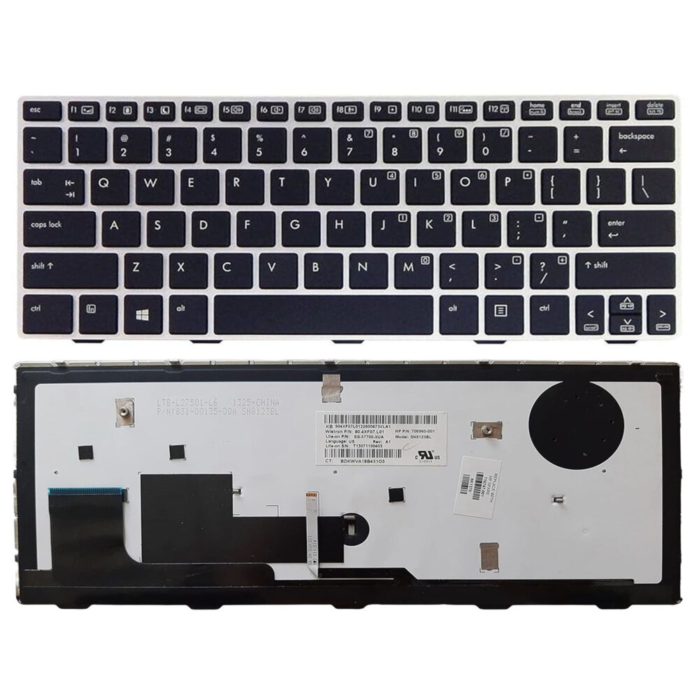 Keyboard HP EliteBook 810 G1 US Gray Frame With Backlit - Image 3
