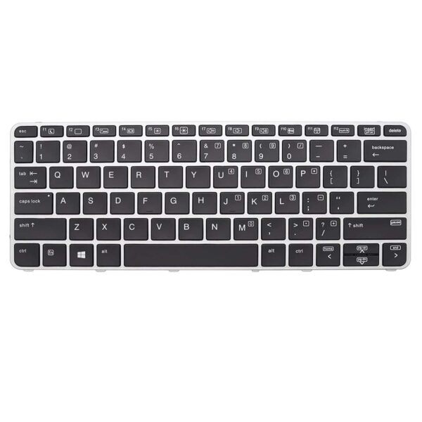 Keyboard HP EliteBook 820 G3 US Silver Frame With Backlit