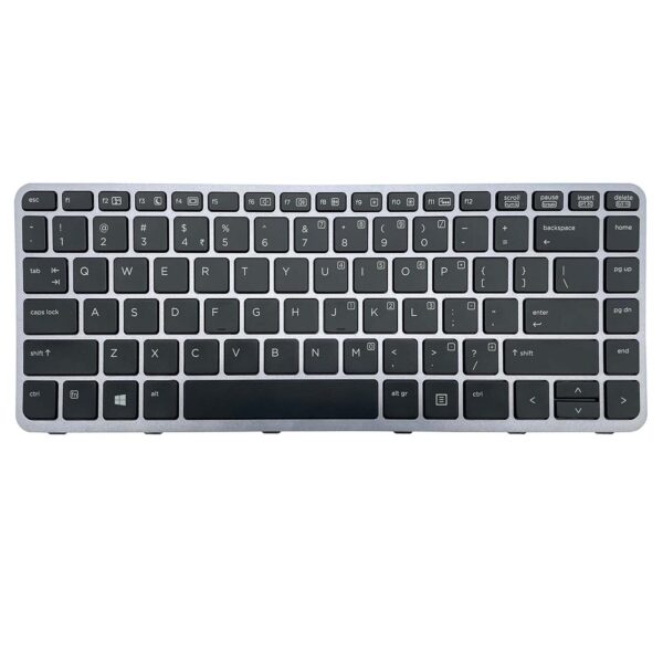 Keyboard HP EliteBook Folio 1040 G1 US Silver With Frame & Backlit