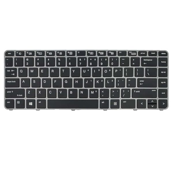 Keyboard HP EliteBook Folio 1040 G3 US Silver Frame With Backlit