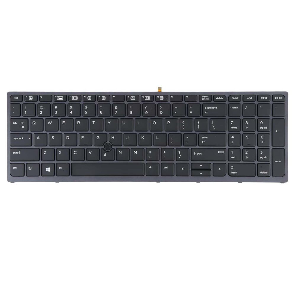 Keyboard HP ZBook 15 G3 US Gray Frame With Pointer & Backlit