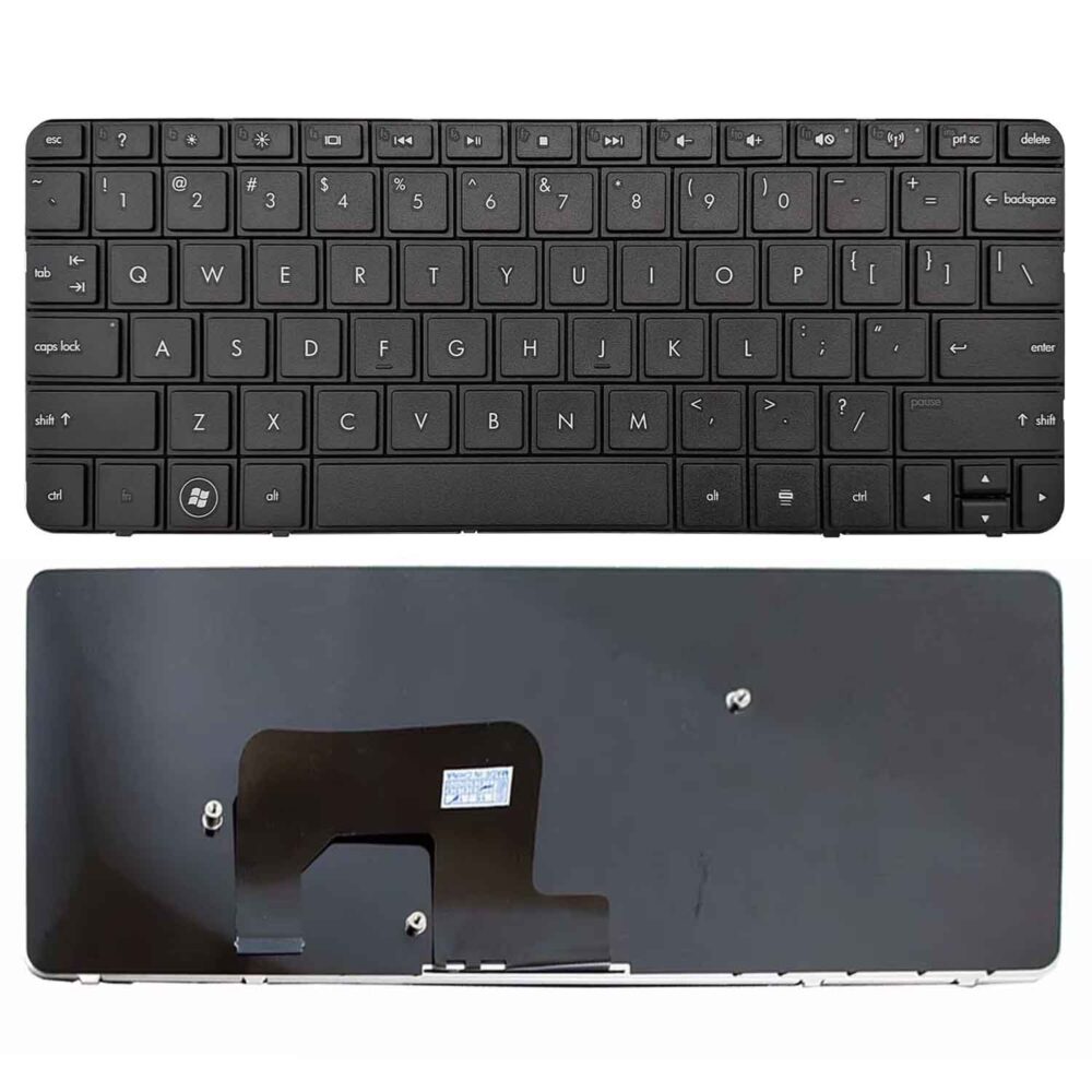 Keyboard HP Mini 110-3000 US Black Frame Without Backlit - Image 3