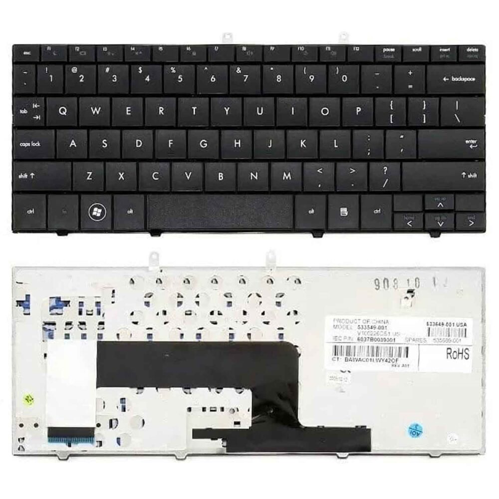 Keyboard HP Mini 110C US Black Frame Without Backlit - Image 3